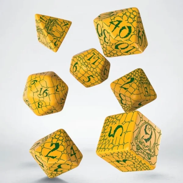 Q-Workshop Pathfinder Serpents Skull Dice Set (7 Piece Set) - Your Source for Gaming Essentials Best