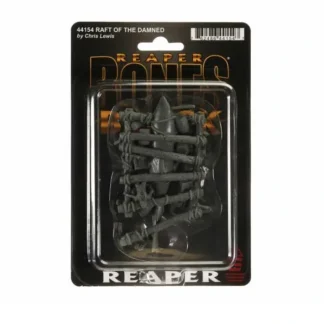 Raft of the Damned #44154 Bones Black Unpainted Plastic Figure - Your Source for Gaming Essentials Fashion