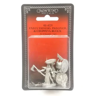 Ral Partha 2 Executioners, Prisoner, and Chopping Block #01-025 Unpainted Metal - Your Source for Gaming Essentials Fashion