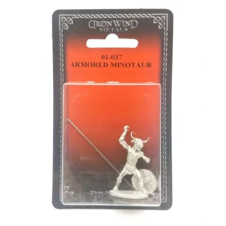 Ral Partha Armored Minotaur #01-037 Unpainted Classic Fantasy RPG Metal Figure - Your Source for Gaming Essentials Best Sale