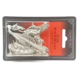 Ral Partha Black Dragon #01-138 Unpainted Classic Fantasy RPG D&D Metal Figure - Your Source for Gaming Essentials Hot