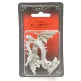 Ral Partha Blue Dragon #01-139 Unpainted Classic Fantasy RPG D&D Metal Figure - Your Source for Gaming Essentials Outlet