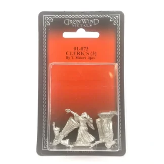 Ral Partha Clerics (3 Pieces) #01-073 Unpainted Classic Fantasy RPG Metal Figure - Your Source for Gaming Essentials Hot
