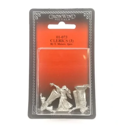 Ral Partha Clerics (3 Pieces) #01-073 Unpainted Classic Fantasy RPG Metal Figure - Your Source for Gaming Essentials Hot
