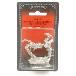 Ral Partha Elemental Daemons - Fire and Water (2) #01-029 Unpainted Metal Figure - Your Source for Gaming Essentials Online