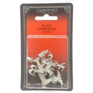 Ral Partha Familiars Pack (9 Pieces) #01-020 Unpainted Fantasy Metal Figure - Your Source for Gaming Essentials New