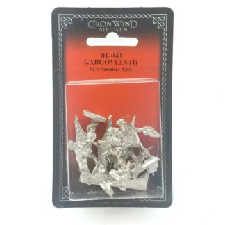 Ral Partha Gargoyles (4 Pieces) #01-043 Unpainted Classic Fantasy Metal Figure - Your Source for Gaming Essentials Best