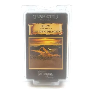 Tabletop Miniatures | Ral Partha Golden Dragon #01-094 Unpainted Classic Fantasy RPG D&D Metal Figure - Your Source for Gaming Essentials