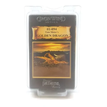 Tabletop Miniatures | Ral Partha Golden Dragon #01-094 Unpainted Classic Fantasy RPG D&D Metal Figure - Your Source for Gaming Essentials