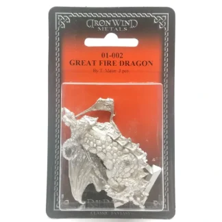Ral Partha Great Fire Dragon #01-002 Unpainted Classic Fantasy RPG Metal Figure - Your Source for Gaming Essentials Fashion