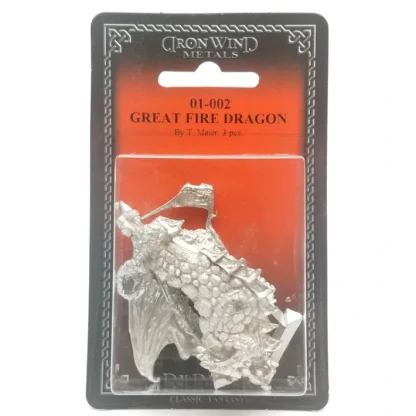 Ral Partha Great Fire Dragon #01-002 Unpainted Classic Fantasy RPG Metal Figure - Your Source for Gaming Essentials Fashion