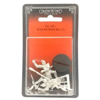Ral Partha Halberdiers (2 Pieces) #01-053 Unpainted Classic Fantasy Metal Figure - Your Source for Gaming Essentials Clearance