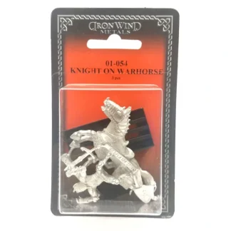 Ral Partha Knight on Warhorse #01-054 Unpainted Classic Fantasy RPG Metal Figure - Your Source for Gaming Essentials Outlet
