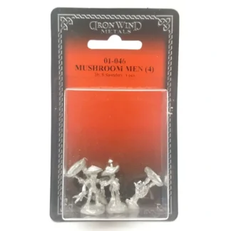 Ral Partha Mushroom Men (4 Pieces) 01-046 Unpainted Classic Fantasy Metal Figure - Your Source for Gaming Essentials Cheap