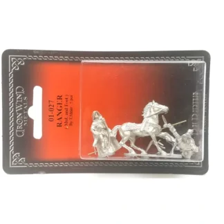 Ral Partha Ranger Set, Mounted and on Foot (2) #01-027 Unpainted Metal Figures - Your Source for Gaming Essentials Online