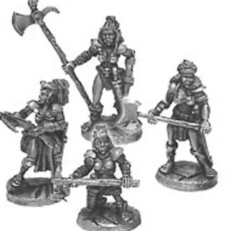 Ral Partha Savage Sisters Female Mercenaries - 2 Humans, Half-Orc, Dwarf Figures - Your Source for Gaming Essentials Outlet