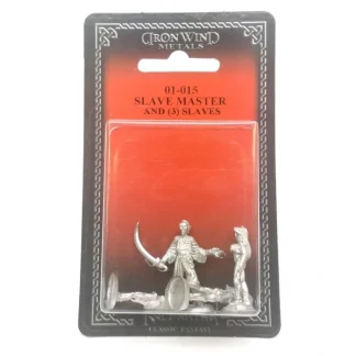 Ral Partha Slave Master and Three Slaves #01-015 Unpainted Fantasy Metal Figure - Your Source for Gaming Essentials Shop
