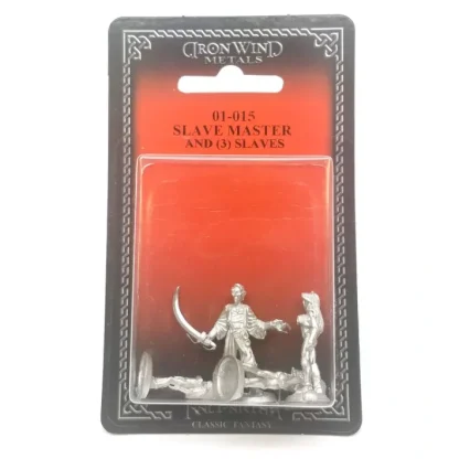Ral Partha Slave Master and Three Slaves #01-015 Unpainted Fantasy Metal Figure - Your Source for Gaming Essentials Shop