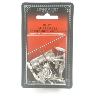 Ral Partha Sorceress on Palanquin and 4 Slave Bearers 01-173 Unpainted Metal - Your Source for Gaming Essentials Best Sale