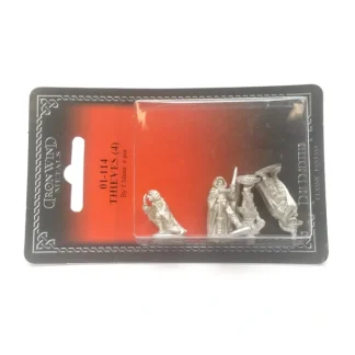 Ral Partha Thieves (4 Pieces) #01-114 Unpainted Classic Fantasy RPG Metal Figure - Your Source for Gaming Essentials New
