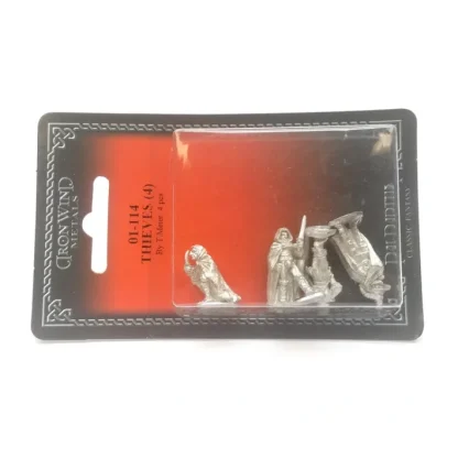 Ral Partha Thieves (4 Pieces) #01-114 Unpainted Classic Fantasy RPG Metal Figure - Your Source for Gaming Essentials New