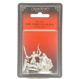 Ral Partha Thieves Guild, Guild Master and 2 Associates #01-170 Unpainted Metals - Your Source for Gaming Essentials Fashion