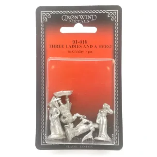 Ral Partha Three Ladies and A Hero 01-018 Unpainted Classic Fantasy Metal Figure - Your Source for Gaming Essentials Discount