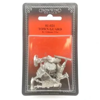 Ral Partha Town Guardsmen (5 Pieces) #01-021 Unpainted Fantasy Metal Figure - Your Source for Gaming Essentials New