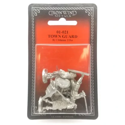 Ral Partha Town Guardsmen (5 Pieces) #01-021 Unpainted Fantasy Metal Figure - Your Source for Gaming Essentials New