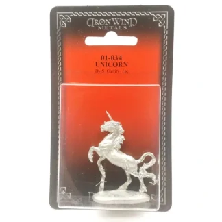 Ral Partha Unicorn #01-034 Unpainted Classic Fantasy RPG D&D Metal Figure - Your Source for Gaming Essentials Outlet