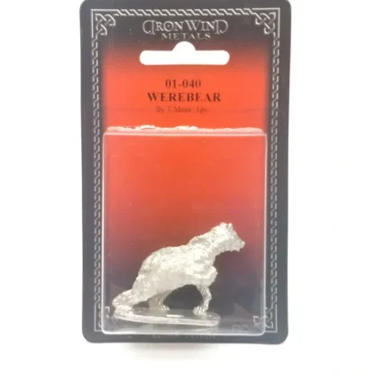 Ral Partha Werebear #01-040 Unpainted Classic Fantasy RPG D&D Metal Figure - Your Source for Gaming Essentials New