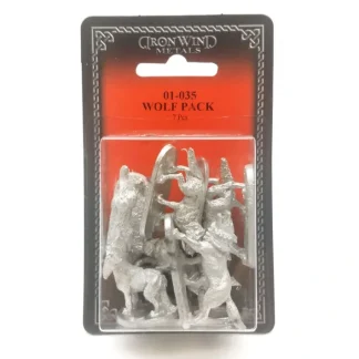 Ral Partha Wolf Pack (7 Pieces) #01-035 Unpainted Classic Fantasy Metal Figure - Your Source for Gaming Essentials Discount