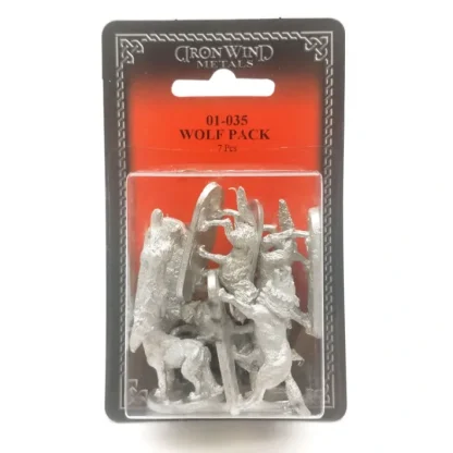 Ral Partha Wolf Pack (7 Pieces) #01-035 Unpainted Classic Fantasy Metal Figure - Your Source for Gaming Essentials Discount