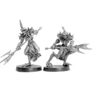 Tabletop Miniatures | Rapataurs Elf/Lizardmen (2) #01-237 Classic Ral Partha Fantasy RPG Metal Figure - Your Source for Gaming Essentials