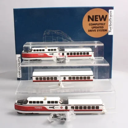 Trains | Rapido Trains 201003 HO Amtrak TurboTrain 3-Car Passenger Train-Only Set w/ DCC - Your Source for Gaming Essentials