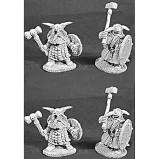 Reaper Miniatures 4 Dwarven Warriors 06044 Dark Heaven Army Pack Unpainted Mini - Your Source for Gaming Essentials Fashion
