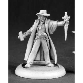 Reaper Miniatures Abraham Van Helsing, Vampire Hunter #50189 Chronoscope Figure - Your Source for Gaming Essentials Shop
