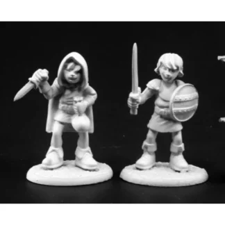 Reaper Miniatures Adventuring Kids #2 (2) #03783 Dark Heaven Legends Unpainted - Your Source for Gaming Essentials Discount