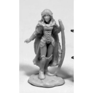 Reaper Miniatures Aeris, Female Elf Ranger #77405 Bones Unpainted Plastic Figure - Your Source for Gaming Essentials Online
