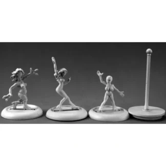 Reaper Miniatures Alien Exotic Dancers (3) #50270 Chronoscope RPG Mini Figure - Your Source for Gaming Essentials Best Sale