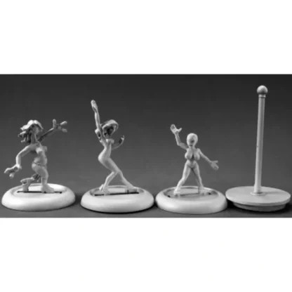 Reaper Miniatures Alien Exotic Dancers (3) #50270 Chronoscope RPG Mini Figure - Your Source for Gaming Essentials Best Sale
