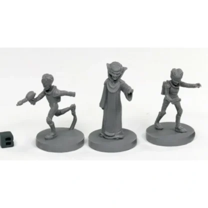 Reaper Miniatures Alien Overlords (3) #49001 Bones Black Plastic Unpainted Minis - Your Source for Gaming Essentials Online