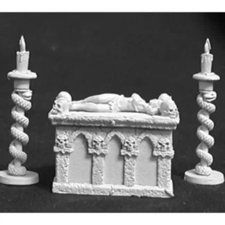 Reaper Miniatures Altar Of Evil with Vic #02580 Dark Heaven Unpainted Metal - Your Source for Gaming Essentials Cheap