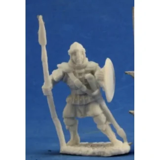 Reaper Miniatures Anhurian Spearman (3) #77359 Bones Unpainted Plastic Figure - Your Source for Gaming Essentials Clearance