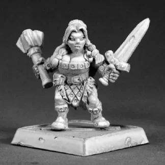 Reaper Miniatures Annasha Tomebreaker #14482 Dwarves Unpainted RPG Mini Figure - Your Source for Gaming Essentials Sale