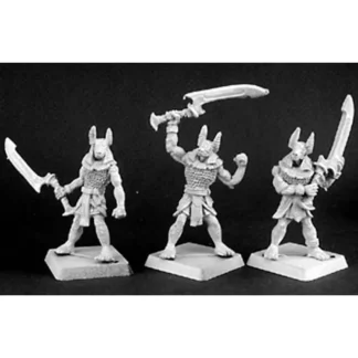 Tabletop Miniatures | Reaper Miniatures Anubis Guard (9) Nefsokar Grunt #06138 Warlord Army Unpainted - Your Source for Gaming Essentials