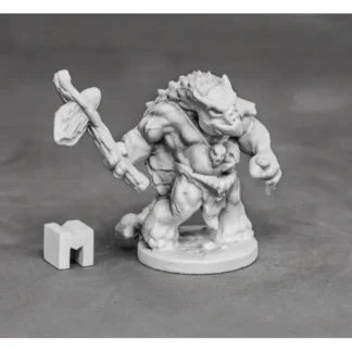 Reaper Miniatures Armorback Barbarian (Ankylosaurus) #03876 Unpainted Metal Mini - Your Source for Gaming Essentials Shop