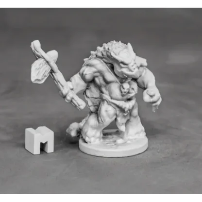 Reaper Miniatures Armorback Barbarian (Ankylosaurus) #03876 Unpainted Metal Mini - Your Source for Gaming Essentials Shop