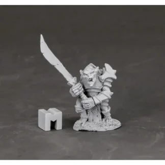 Reaper Miniatures Armored Goblin Leader#03849 Dark Heaven Unpainted Metal - Your Source for Gaming Essentials Discount