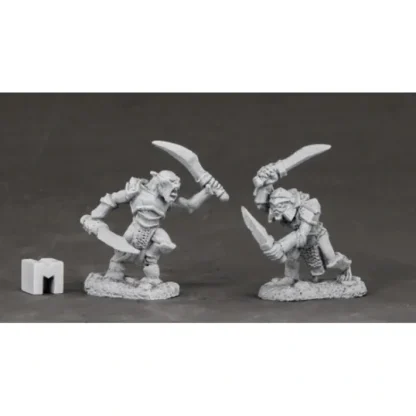 Reaper Miniatures Armored Goblin Swordsmen #03851 Dark Heaven Unpainted Metal - Your Source for Gaming Essentials Discount
